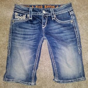 Rock Revival Kai Bermuda Shorts size 26
